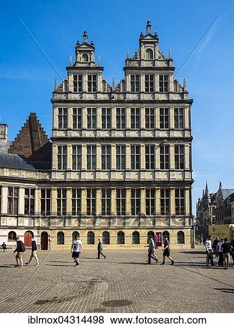 Stadthuis, Town Hall, Ghent, Flanders, Belgium, Europe View Large Photo Image Stock Photo - Stadthuis, Town Hall, Ghent, Flanders, Belgium, Europe. Fotosearch