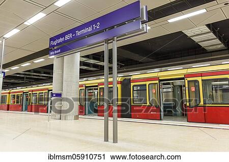Station new Berlin Brandenburg BER Willy Brandt Airport, Berlin, Germany, Europe View Large Photo Image Stock Image - Station new Berlin Brandenburg BER Willy Brandt Airport, Berlin, Germany, Europe. Fotosearch