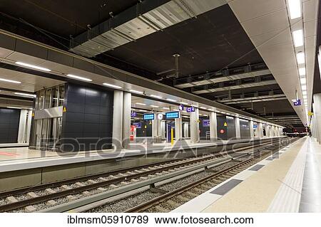 Station new Berlin Brandenburg BER Willy Brandt Airport in Berlin, Germany, Europe View Large Photo Image Stock Photo - Station new Berlin Brandenburg BER Willy Brandt Airport in Berlin, Germany, Europe. Fotosearch