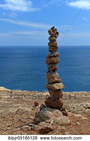 Stone Tower on the Sao Lourenco Peninsula in Madeira, Portugal, Europe View Large Photo Image Stock Photo - Stone Tower on the Sao Lourenco Peninsula in Madeira, Portugal, Europe. Fotosearch