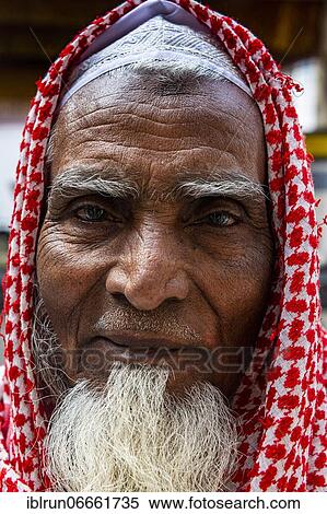 Stock Photography - Sufi man, Hazrat Shah Jalal mosque and tomb, Sylhet, Bangladesh, Asia. Fotosearch