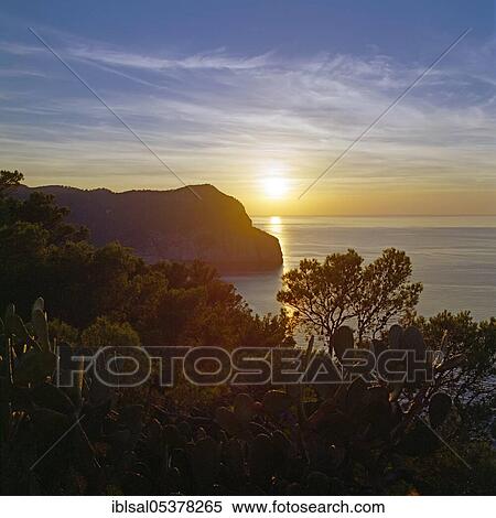 Sunset in Na Xamena, Ibiza, Spain, Europe View Large Photo Image Stock Photography - Sunset in Na Xamena, Ibiza, Spain, Europe. Fotosearch