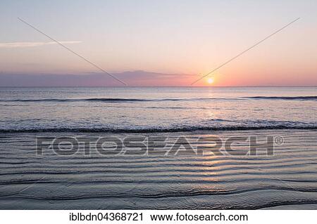 Stock Image - Sunset over Ao Yai beach, Ko Phayam, Ranong, Thailand, Asia. Fotosearch