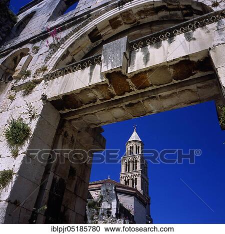 Sveti Duje Cathedral in Diocletian's Palace, UNESCO World Heritage Site, Split, Croatia, Europe View Large Photo Image Stock Image - Sveti Duje Cathedral in Diocletian's Palace, UNESCO World Heritage Site, Split, Croatia, Europe. Fotosearch