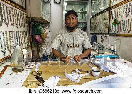 Tailor in the bazaar, Dhaka, Bangladesh, Asia View Large Photo Image Stock Photography - Tailor in the bazaar, Dhaka, Bangladesh, Asia. Fotosearch