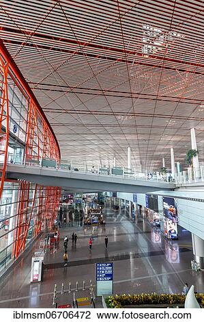 Terminal 3 of Beijing Capital International Airport Beijing, China, Asia View Large Photo Image Stock Image - Terminal 3 of Beijing Capital International Airport Beijing, China, Asia. Fotosearch