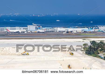Terminal of Male Airport, Maldives, Asia View Large Photo Image Stock Image - Terminal of Male Airport, Maldives, Asia. Fotosearch