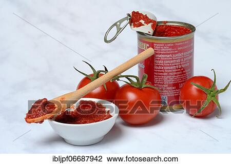 Tomato paste in can and skin, tomatoes, Germany, Europe View Large Photo Image Stock Image - Tomato paste in can and skin, tomatoes, Germany, Europe. Fotosearch