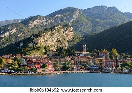 Torbole on Lake Garda, Trentino, Province of Trento, Italy, Europe View Large Photo Image Stock Image - Torbole on Lake Garda, Trentino, Province of Trento, Italy, Europe. Fotosearch