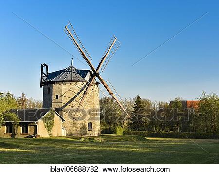 Tower windmill, Weißensee, Thuringia, Germany, Europe View Large Photo Image Stock Image - Tower windmill, Weißensee, Thuringia, Germany, Europe. Fotosearch