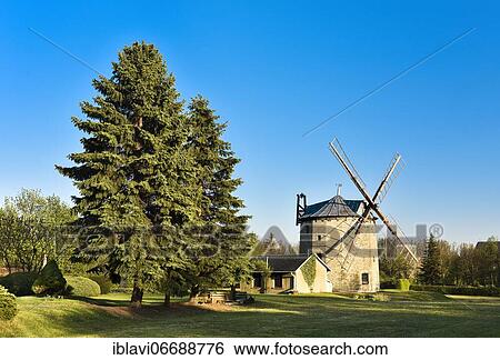 Tower windmill, Weißensee, Thuringia, Germany, Europe View Large Photo Image Stock Photograph - Tower windmill, Weißensee, Thuringia, Germany, Europe. Fotosearch