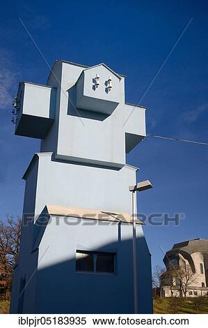 Transformer House at the Goetheanum, architect Rudolf Steiner, anthroposophical architecture, Dornach, Canton Solothurn, Switzerland, Europe View Large Photo Image Stock Photography - Transformer House at the Goetheanum, architect Rudolf Steiner, anthroposophical architecture, Dornach, Canton Solothurn, Switzerland, Europe. Fotosearch