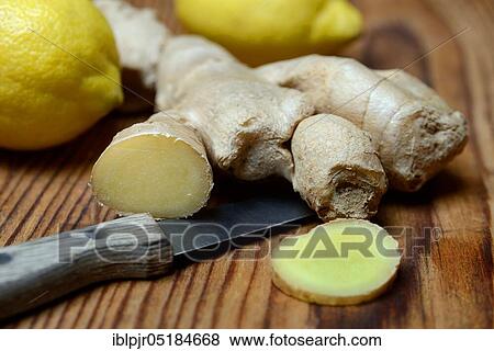 Stock Photo - Truncated Ginger ( Zingiber officinale). Fotosearch