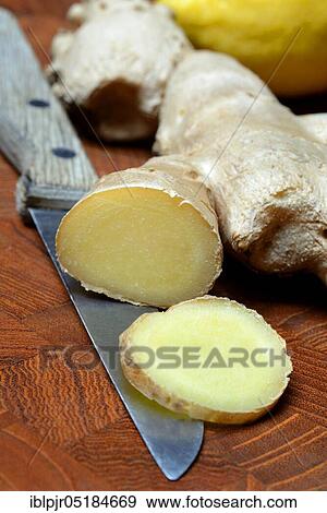 Truncated Ginger ( Zingiber officinale) View Large Photo Image Stock Photo - Truncated Ginger ( Zingiber officinale). Fotosearch