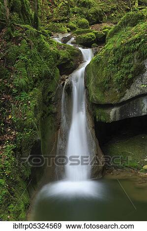 Stock Photo - Twannbach Gorge, Bern, Switzerland, Europe. Fotosearch