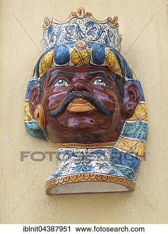 Typical Sicilian ceramics, Caltagirone, Sicily, Italy, Europe View Large Photo Image Stock Image - Typical Sicilian ceramics, Caltagirone, Sicily, Italy, Europe. Fotosearch