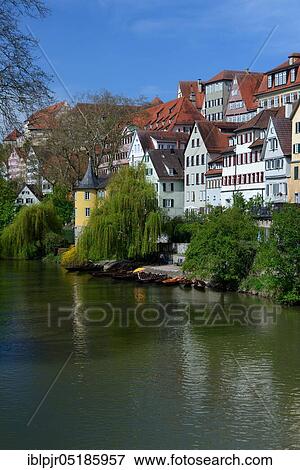 Tübingen Old Town with Hölderlin Tower, Neckar, Baden-Württemberg, Germany, Europe View Large Photo Image Stock Photo - Tübingen Old Town with Hölderlin Tower, Neckar, Baden-Württemberg, Germany, Europe. Fotosearch