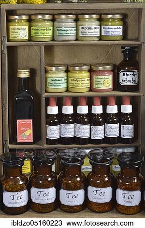 Various (tincture) en, ointments, teas View Large Photo Image Stock Image - Various (tincture) en, ointments, teas. Fotosearch