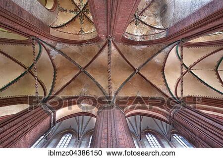 Vault in the St. Nikolai Church, late Gothic brick building, built from 1381 to 1487, Wismar, Mecklenburg-Western Pomerania, Germany, Europe View Large Photo Image Stock Image - Vault in the St. Nikolai Church, late Gothic brick building, built from 1381 to 1487, Wismar, Mecklenburg-Western Pomerania, Germany, Europe. Fotosearch