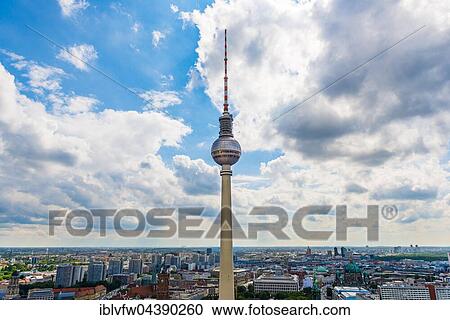View of TV Tower from Park Inn Hotel, Berlin-Mitte, Berlin, Germany, Europe View Large Photo Image Stock Image - View of TV Tower from Park Inn Hotel, Berlin-Mitte, Berlin, Germany, Europe. Fotosearch