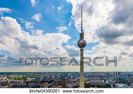 View of TV Tower from Park Inn Hotel, Berlin-Mitte, Berlin, Germany, Europe View Large Photo Image Stock Image - View of TV Tower from Park Inn Hotel, Berlin-Mitte, Berlin, Germany, Europe. Fotosearch