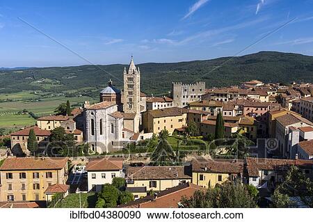 View over houses towards valley, Massa Marittima, Tuscany, Italy, Europe View Large Photo Image Stock Image - View over houses towards valley, Massa Marittima, Tuscany, Italy, Europe. Fotosearch