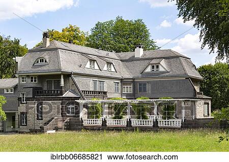 Villa Hohenhof, Architect Henry van de Velde, Art Nouveau, Museum Hagener Impuls, Artists' Colony Hohenhof, Hagen, Westphalia, Ruhr Area, North Rhine-Westphalia, Germany, Europe View Large Photo Image Stock Image - Villa Hohenhof, Architect Henry van de Velde, Art Nouveau, Museum Hagener Impuls, Artists' Colony Hohenhof, Hagen, Westphalia, Ruhr Area, North Rhine-Westphalia, Germany, Europe. Fotosearch