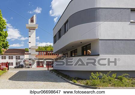 Stock Photo - Volunteer Fire Department Flöha, Saxony, Germany, Europe. Fotosearch