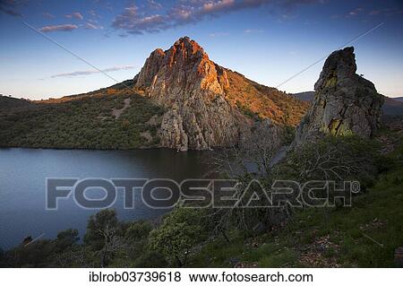 Vulture Rock (Peña) Falcón, Monfragüe National Park, Extremadura, Spain, Europe View Large Photo Image Stock Photo - Vulture Rock (Peña) Falcón, Monfragüe National Park, Extremadura, Spain, Europe. Fotosearch
