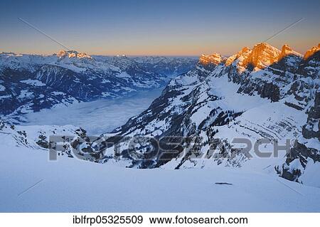 Walensee, Churfirsten, Glarus Alps, Switzerland, Europe View Large Photo Image Stock Photo - Walensee, Churfirsten, Glarus Alps, Switzerland, Europe. Fotosearch