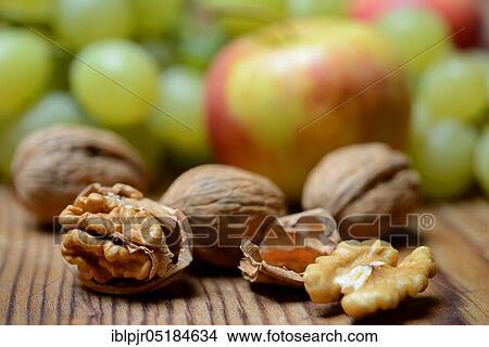 Walnuts (Juglans regia) View Large Photo Image Picture - Walnuts (Juglans regia). Fotosearch