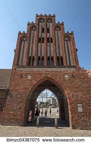 Water gate, old city gate, Wissmar, Mecklenburg-Western Pomerania, Germany, Europe View Large Photo Image Stock Photography - Water gate, old city gate, Wissmar, Mecklenburg-Western Pomerania, Germany, Europe. Fotosearch
