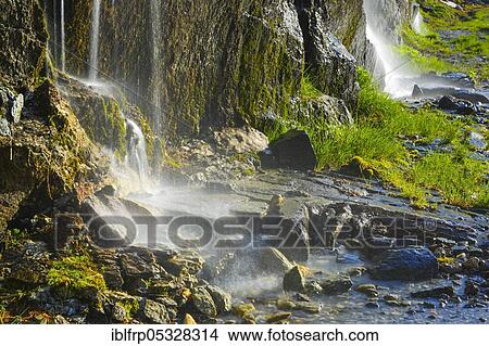 Waterfall on the Gotthard Pass, Ticino, Switzerland, Europe View Large Photo Image Picture - Waterfall on the Gotthard Pass, Ticino, Switzerland, Europe. Fotosearch
