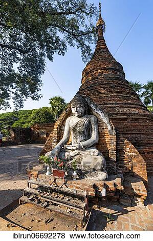 Yadana Hsemee Pagoda Complex, Inwa or Ava, Mandalay, Myanmar, Asia View Large Photo Image Stock Photo - Yadana Hsemee Pagoda Complex, Inwa or Ava, Mandalay, Myanmar, Asia. Fotosearch