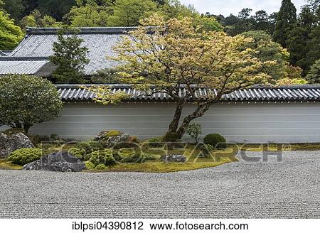 Zen garden of Hojo, Nanzen-ji complex, Kyoto, Japan, Asia View Large Photo Image Stock Image - Zen garden of Hojo, Nanzen-ji complex, Kyoto, Japan, Asia. Fotosearch