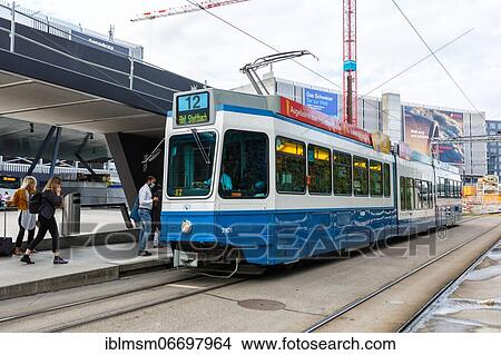 Zurich Kloten Airport (ZRH) in Switzerland with a Tram 2000 tram in Zurich, Switzerland, Europe View Large Photo Image Picture - Zurich Kloten Airport (ZRH) in Switzerland with a Tram 2000 tram in Zurich, Switzerland, Europe. Fotosearch
