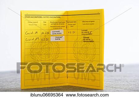 2 Covid vaccinations with vaccine Comirnaty registered in a vaccination card, COVID-19 mRNA vaccine, Bern, Switzerland, Europe View Large Photo Image Picture - 2 Covid vaccinations with vaccine Comirnaty registered in a vaccination card, COVID-19 mRNA vaccine, Bern, Switzerland, Europe. Fotosearch