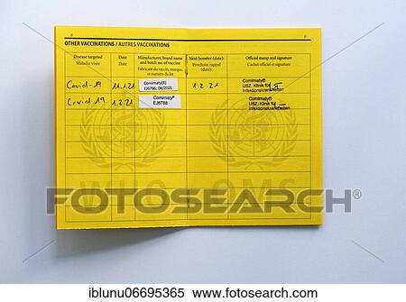 2 Covid vaccinations with vaccine Comirnaty registered in a vaccination card, COVID-19 mRNA vaccine, Bern, Switzerland, Europe View Large Photo Image Stock Photography - 2 Covid vaccinations with vaccine Comirnaty registered in a vaccination card, COVID-19 mRNA vaccine, Bern, Switzerland, Europe. Fotosearch