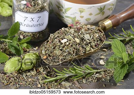 7 x 7 herbal tea, 49 ingredients from herbs, seeds, spices, roots, flowers View Large Photo Image Stock Image - 7 x 7 herbal tea, 49 ingredients from herbs, seeds, spices, roots, flowers. Fotosearch