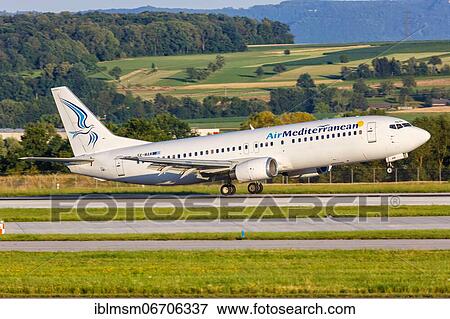 A Boeing 737-400 aircraft of Air Mediterranean with registration SX-MAM at Stuttgart airport, Germany, Europe View Large Photo Image Stock Photo - A Boeing 737-400 aircraft of Air Mediterranean with registration SX-MAM at Stuttgart airport, Germany, Europe. Fotosearch