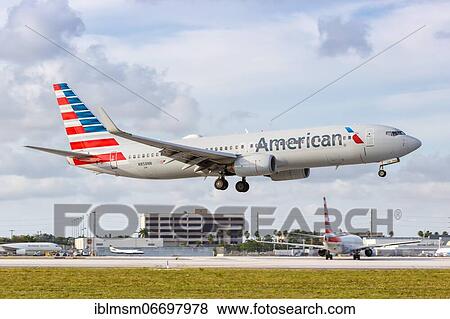 A Boeing 737-800 aircraft of American Airlines with registration N858NN at Miami Airport (MIA), USA, North America View Large Photo Image Stock Photo - A Boeing 737-800 aircraft of American Airlines with registration N858NN at Miami Airport (MIA), USA, North America. Fotosearch