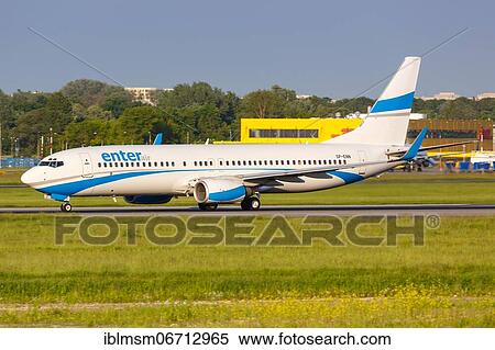 A Boeing 737-800 aircraft of Enter Air with registration SP-ENN at Warsaw Airport, Poland, Europe View Large Photo Image Stock Photography - A Boeing 737-800 aircraft of Enter Air with registration SP-ENN at Warsaw Airport, Poland, Europe. Fotosearch