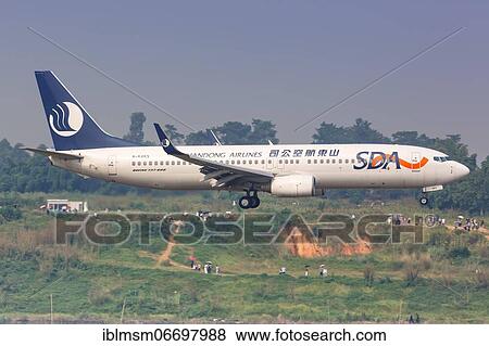 A Boeing 737-800 aircraft of SDA Shandong Airlines with registration number B-5453 at Chengdu Airport (CTU), Chengdu, China, Asia View Large Photo Image Stock Photo - A Boeing 737-800 aircraft of SDA Shandong Airlines with registration number B-5453 at Chengdu Airport (CTU), Chengdu, China, Asia. Fotosearch