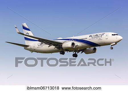 A Boeing 737-900ER aircraft of El Al Israel Airlines with registration number 4X-EHI at Tel Aviv Airport, Israel, Asia View Large Photo Image Stock Photo - A Boeing 737-900ER aircraft of El Al Israel Airlines with registration number 4X-EHI at Tel Aviv Airport, Israel, Asia. Fotosearch