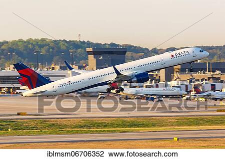 A Boeing 757-300 aircraft of Delta Air Lines with the registration N594NW at Atlanta airport, USA, North America View Large Photo Image Stock Image - A Boeing 757-300 aircraft of Delta Air Lines with the registration N594NW at Atlanta airport, USA, North America. Fotosearch