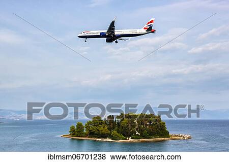 Stock Photo - A British Airways Airbus A321neo aircraft with registration G-NEOW at Corfu Airport (CFU), Corfu, Greece, Europe. Fotosearch