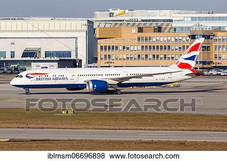 A British Airways Boeing 787-9 Dreamliner aircraft with registration G-ZBKF at Stuttgart Airport (STR), Stuttgart, Germany, Europe View Large Photo Image Stock Photo - A British Airways Boeing 787-9 Dreamliner aircraft with registration G-ZBKF at Stuttgart Airport (STR), Stuttgart, Germany, Europe. Fotosearch