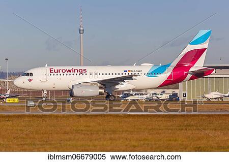 A Eurowings Airbus A319 with registration D-AGWC at Stuttgart Airport (STR), Stuttgart, Germany, Europe View Large Photo Image Stock Photography - A Eurowings Airbus A319 with registration D-AGWC at Stuttgart Airport (STR), Stuttgart, Germany, Europe. Fotosearch