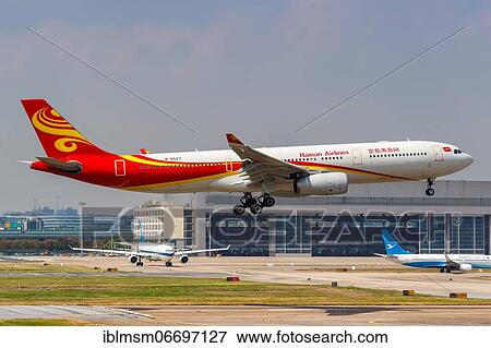 A Hainan Airlines Airbus A330-300 with registration number B-6527 at Shanghai Hongqiao Airport (SHA), Shanghai, China, Asia View Large Photo Image Stock Photo - A Hainan Airlines Airbus A330-300 with registration number B-6527 at Shanghai Hongqiao Airport (SHA), Shanghai, China, Asia. Fotosearch