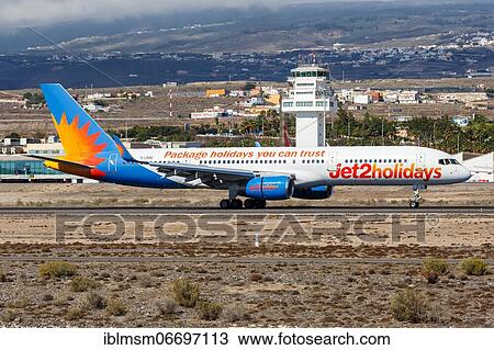 A Jet2 Boeing 757-200 aircraft with registration G-LSAE at Tenerife South Airport (TFS), Tenerife, Spain, Europe View Large Photo Image Stock Image - A Jet2 Boeing 757-200 aircraft with registration G-LSAE at Tenerife South Airport (TFS), Tenerife, Spain, Europe. Fotosearch